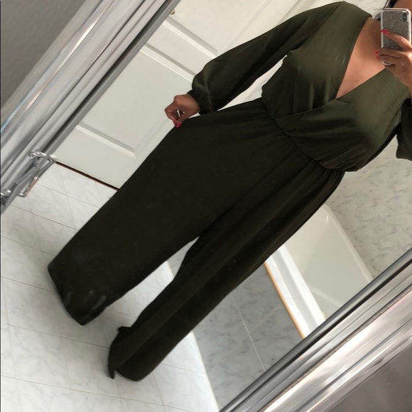 OLIVE PANT JUMPSUIT 1X, 2X & 3X - Picture 4 of 7